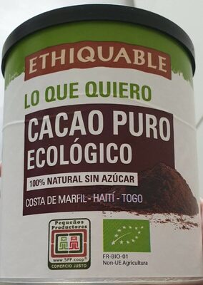 Cacao puro ecológico - Producte - es