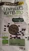 Lentilles Vertes Bio & équitable - Produit