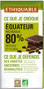 Chocolat noir 80% Equateur - Prodotto