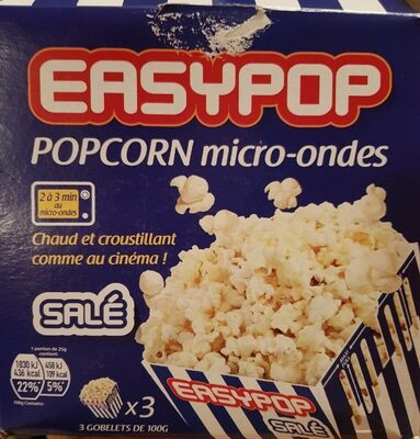 Pop corn salé - Produit