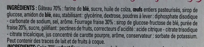 Mini fourrés fraise - Ingredients - fr
