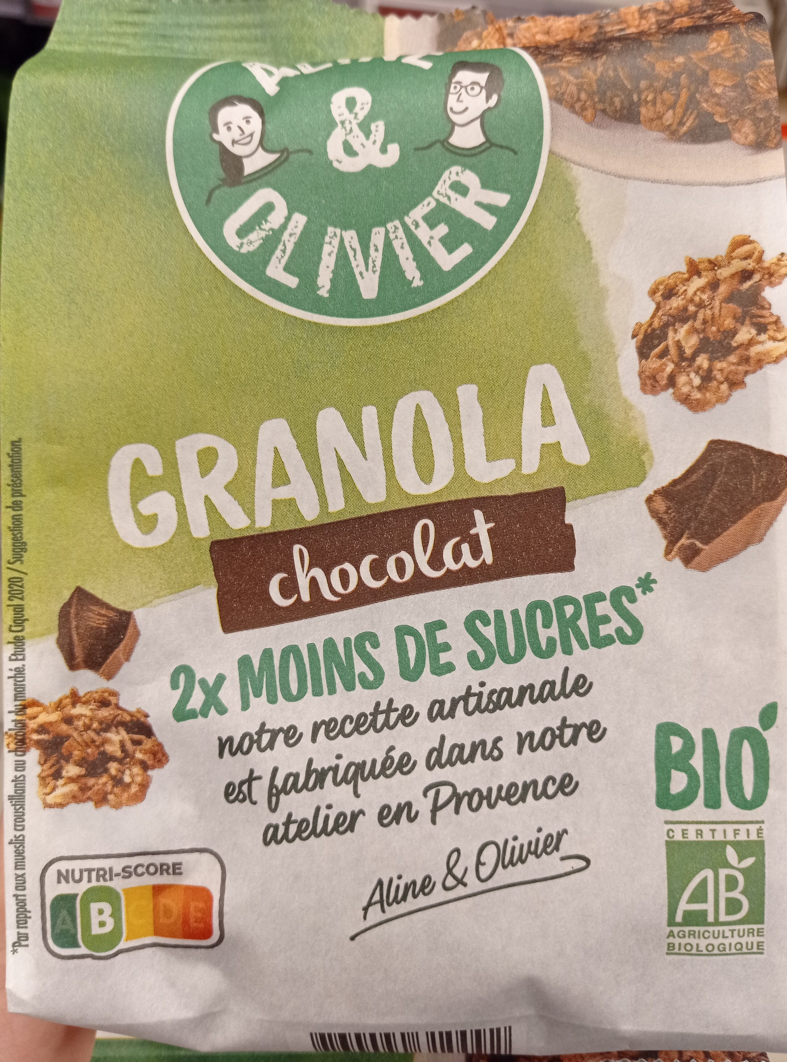 Mon granola bio chocolat - Product - fr