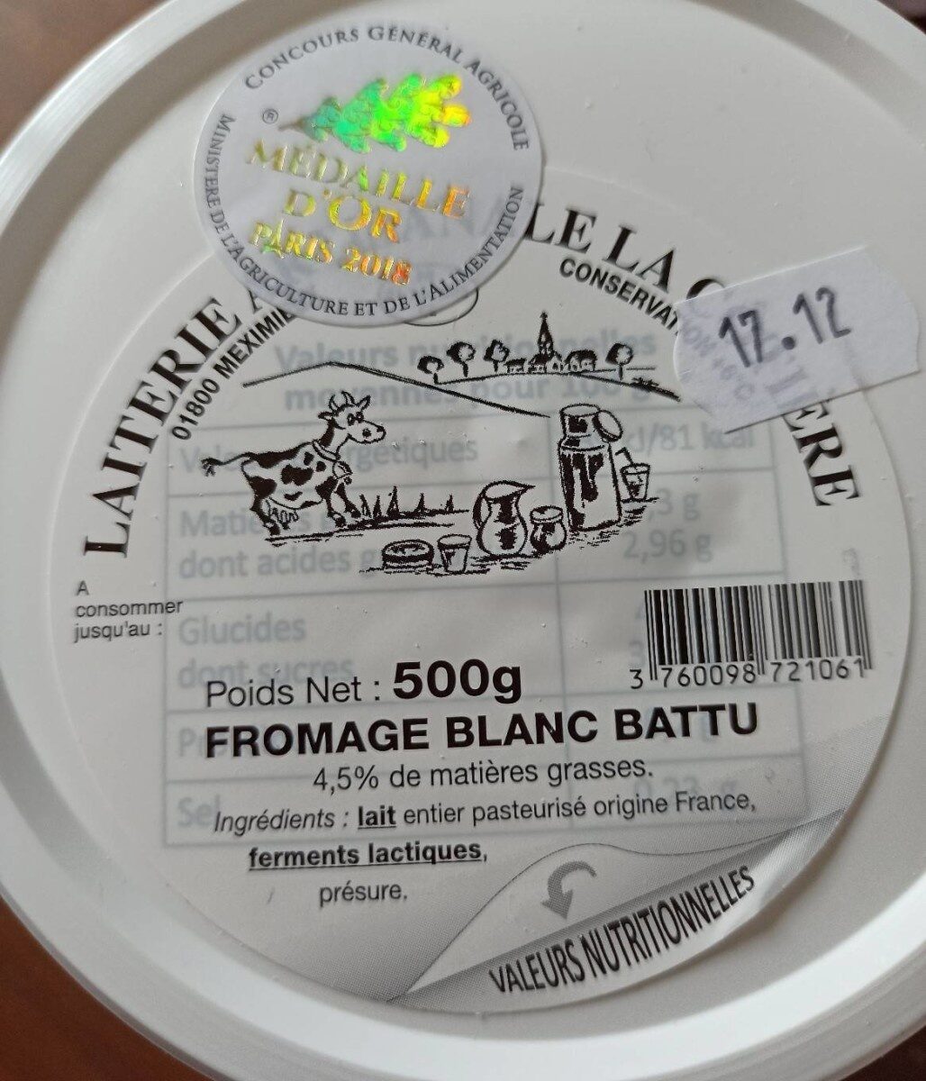Fromage blanc battu - Product - fr