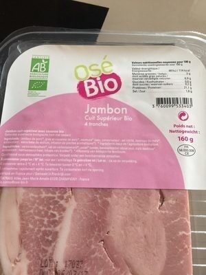 Jambon bio - Product - fr