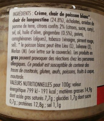 Langoustine - Ingredientes - fr
