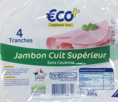 Jambon blanc - Product - fr
