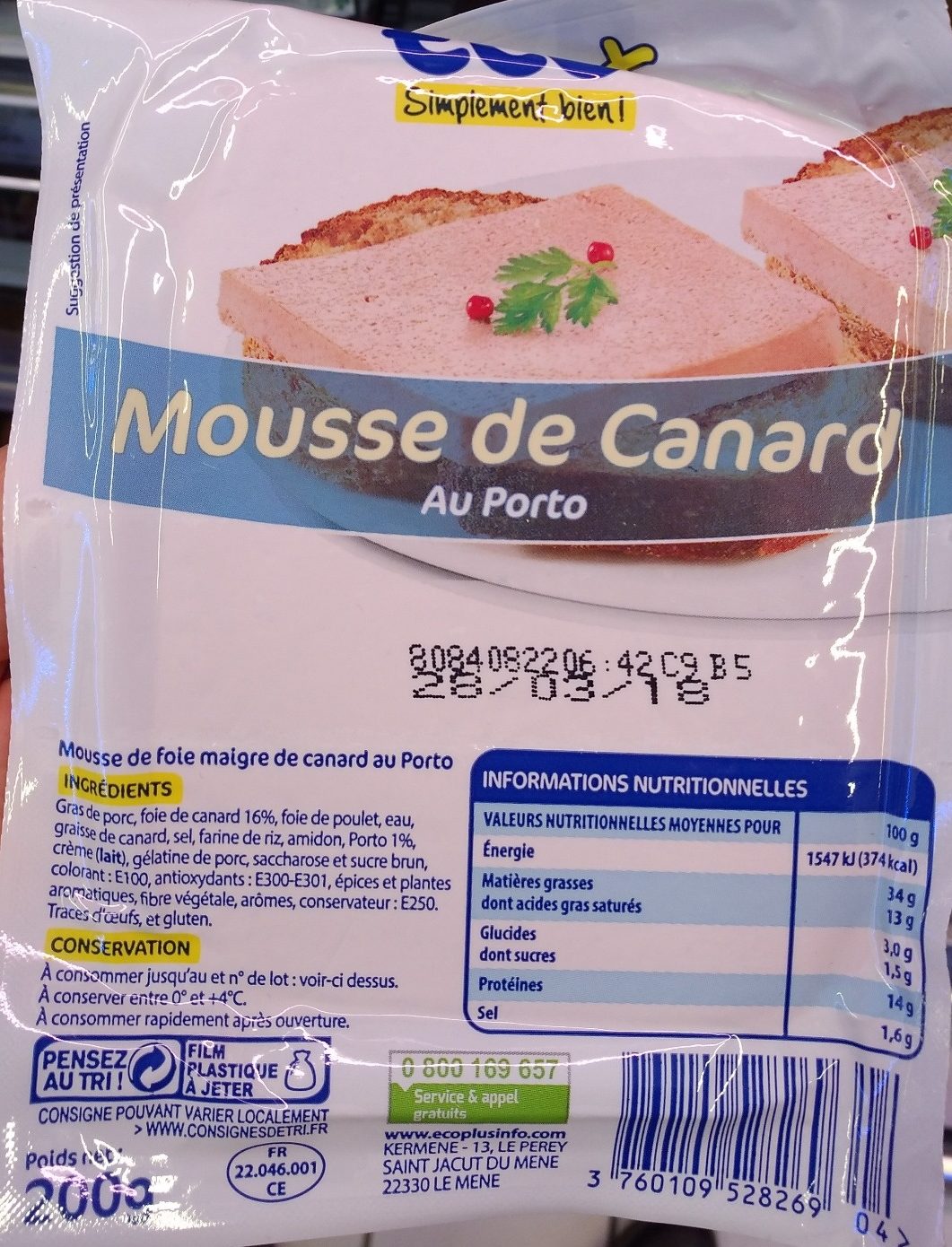 Mousse de canard au Porto - Produkt - fr