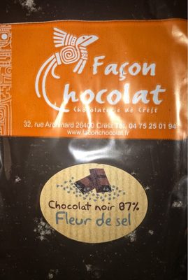Tablette chocolat noir 87% - Produit