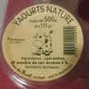Yaourts nature - Product