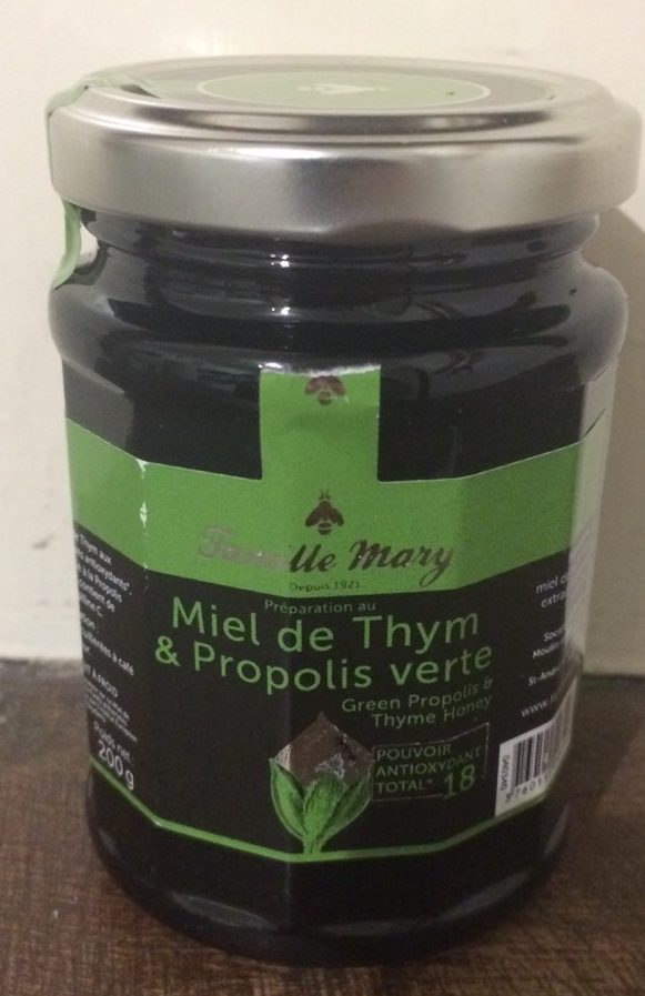 Miel de thym et propolis vert - Produit