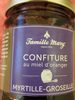 Confiture au miel d'oranger Myrtille Groseille - Product