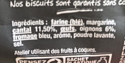 Les Margottes d'Auvergne Tapenade Olives Anchois - Ingredients - fr