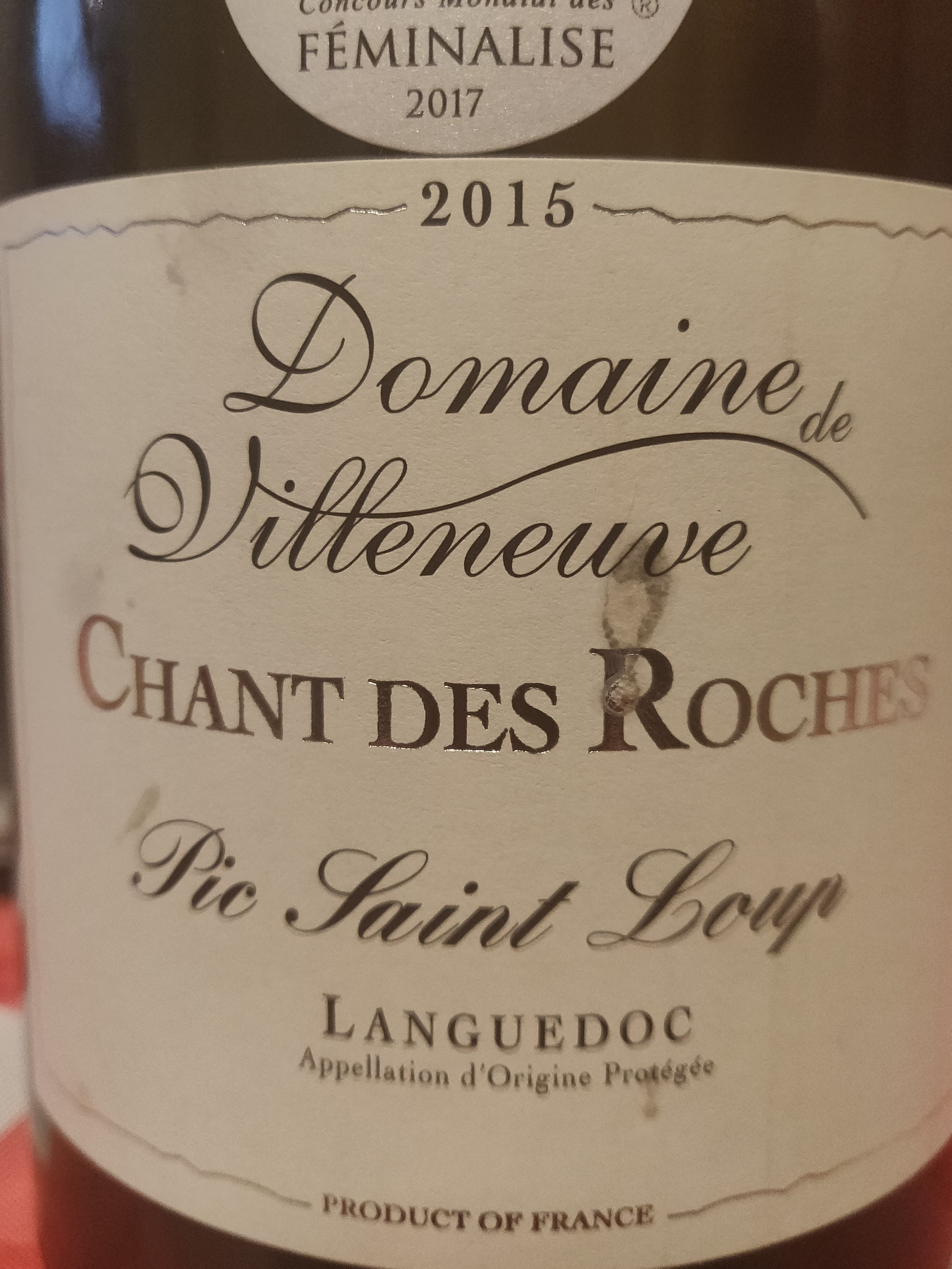 vin rouge Pic Saint Loup - Product - fr