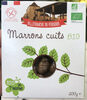Marrons cuits bio - Produit