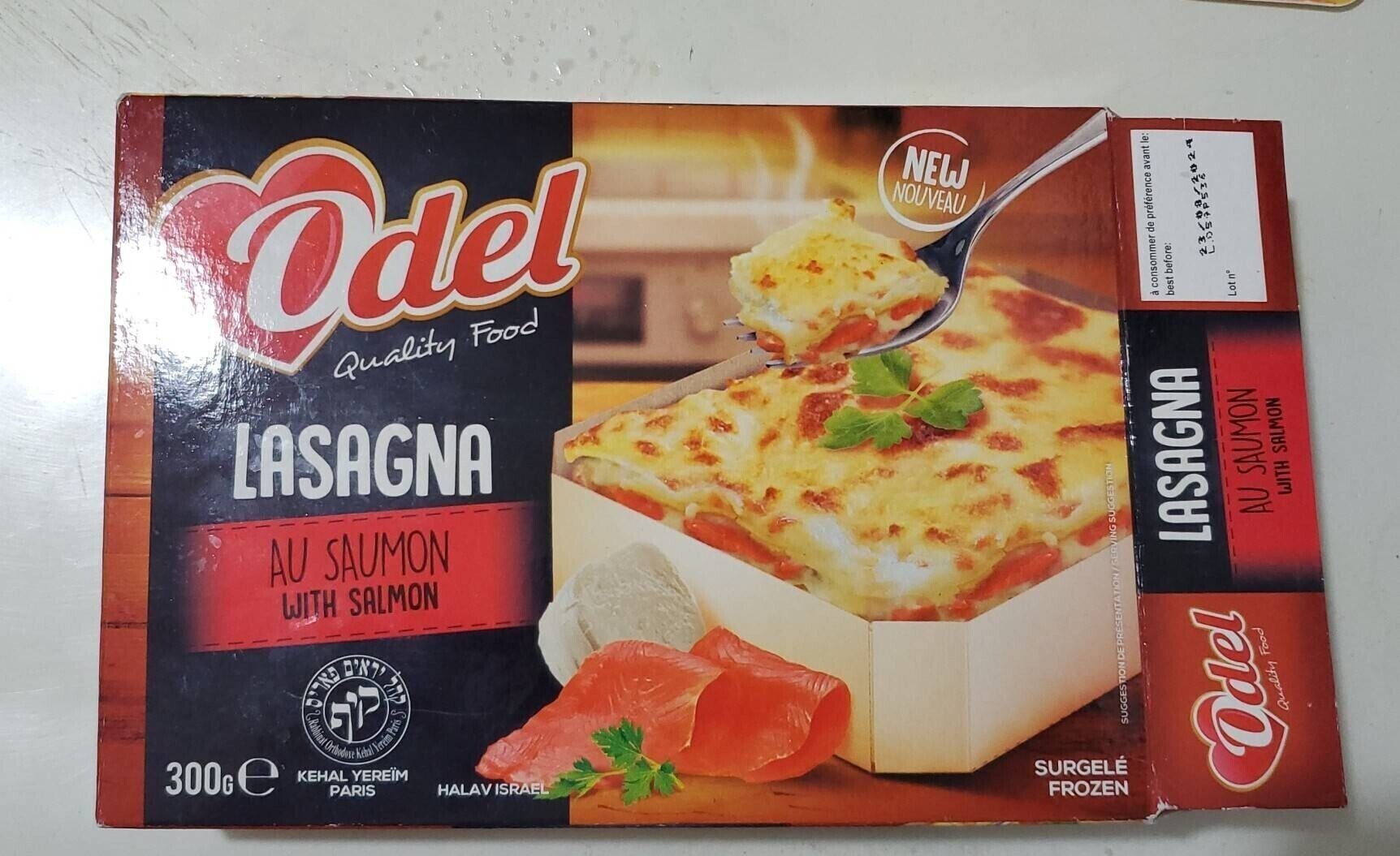 Lasagne au saumon - Produit