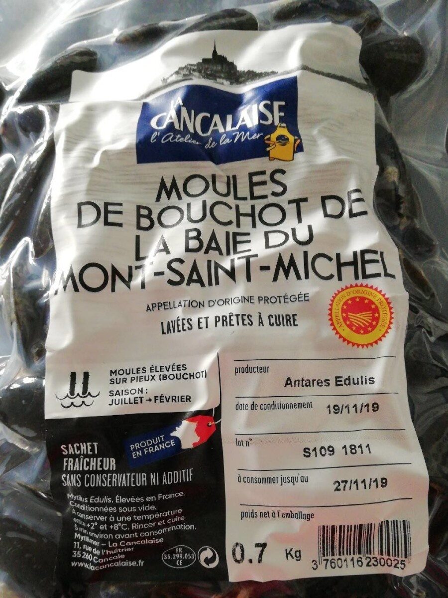 Moules de bouchot de la baie du Mont-Saint-Michel - Product - fr