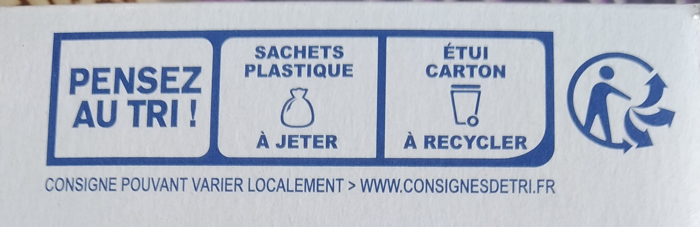 Biscuits petit épeautre sésame - Recycling instructions and/or packaging information - fr