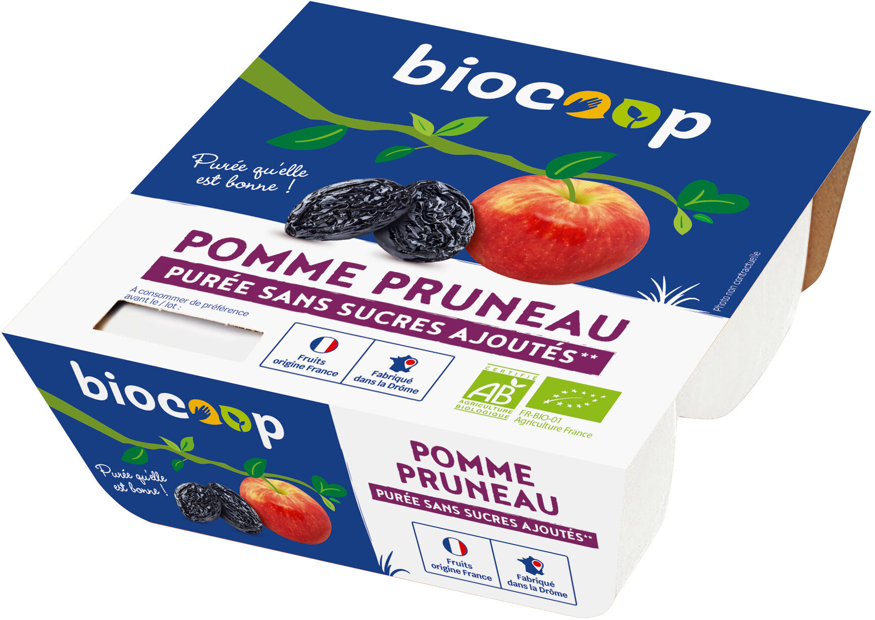 Purée pomme pruneau - Product - fr