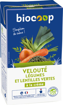 Velouté légumes et lentilles vertes 1L - Produit
