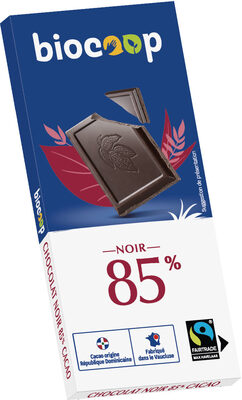 Chocolat noir 85% - Produit