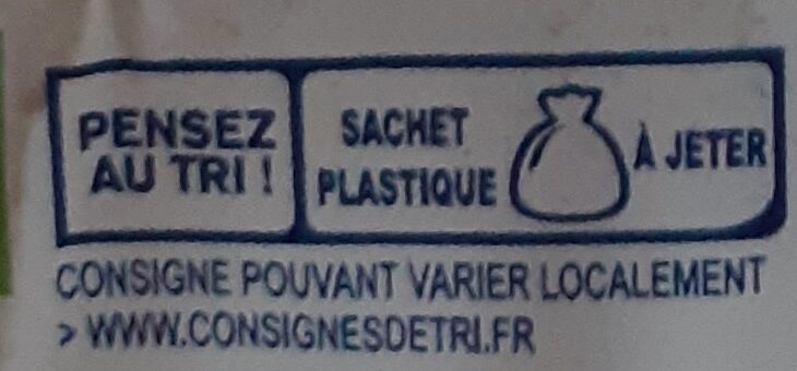 Pruneau Agen réhydraté géant 500g - Recycling instructions and/or packaging information - fr