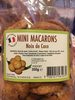 Mini macarons noix de coco - Product
