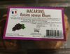 Macarons Raisins saveur rhum - Product