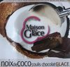 Glace noix de coco coulis chocolat - Product