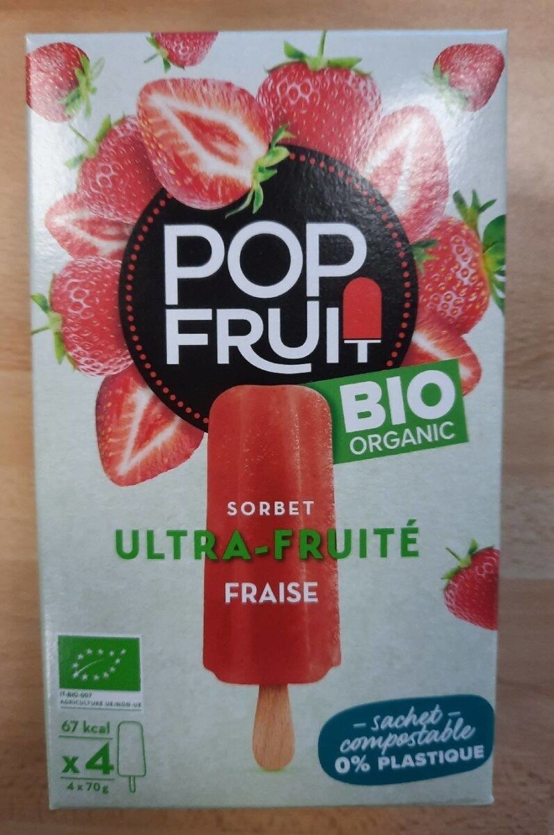Pop fruit bio Fraise - Produit