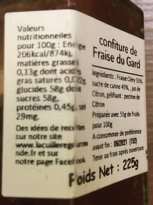 Fraise du Gard - Ingredients - fr