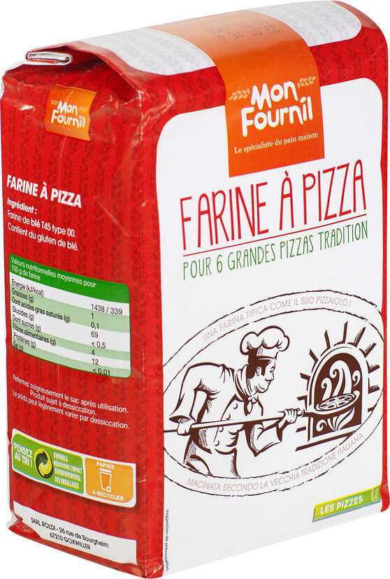 Farine à pizza T00 - Produit