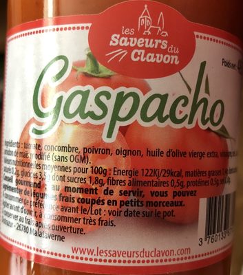 Gaspacho - Ingrédients