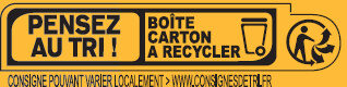 12 œufs AviBresse datés du jour de ponte - Recycling instructions and/or packaging information - fr