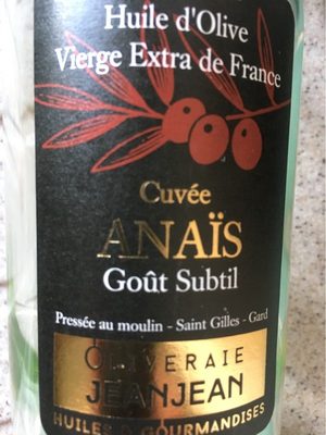 Huike d'olive vierge extra de France cuvée Anaïs - Product - fr
