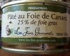 Pâté au foie de canard 25% de foie gras - Produit