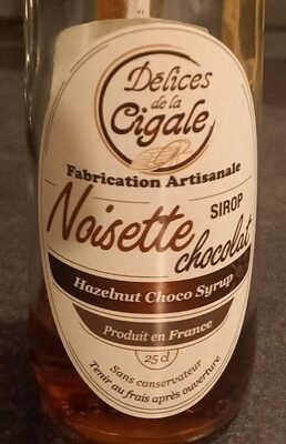 Sirop Noisette chocolat - Produit