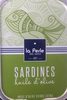 Sardines huiles d'holive - Produit