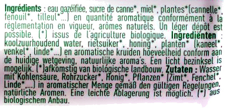 BionéO Nature - Ingrédients