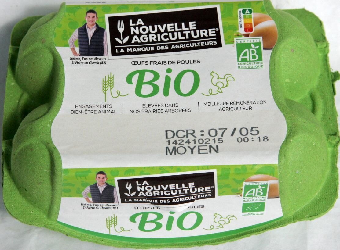 Œufs frais de poules bio - Product - fr