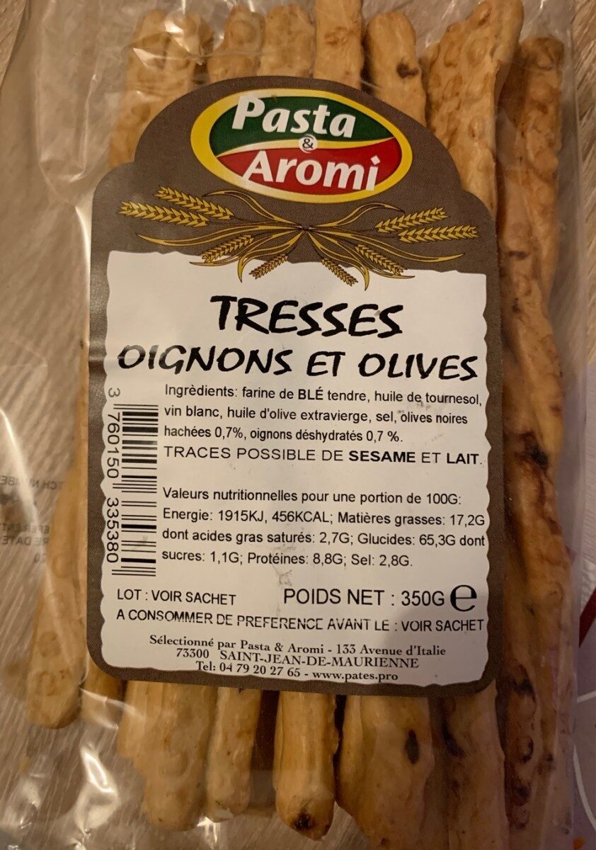 Tresse oignons et olives - Produit