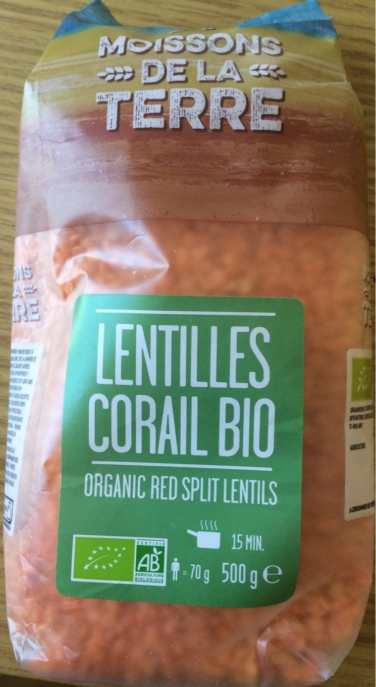 Lentilles corail bio - Product - fr