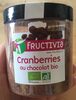 Cranberries au chocolat - Product