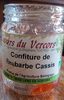 Confiture de rhubarbe cassis - Product