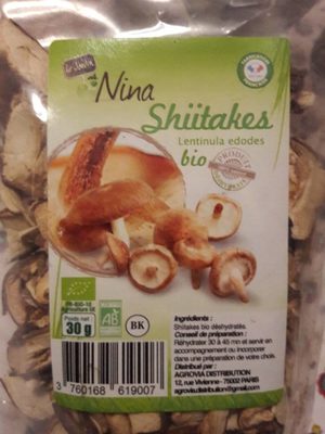 Shiitakés Déshydratés - Product - fr