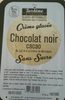 Creme glacée  chocolat noir  cacao  sans sucre - Product