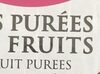 Les purees de fruits - Produkt