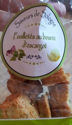 Saveurs de Sologne - Feuilletés au beurre d'escargot - Product - fr