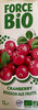 Force Bio -  Cranberry boisson aux fruits - Produit