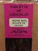 Tablette chocolat Noir 80% éclats de cacao - Product