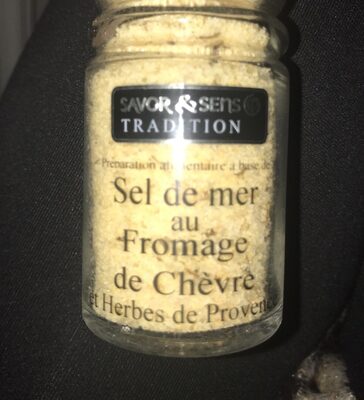 Sel de mer au fromage de chèvre et herbes de Provence - Ingredients - fr